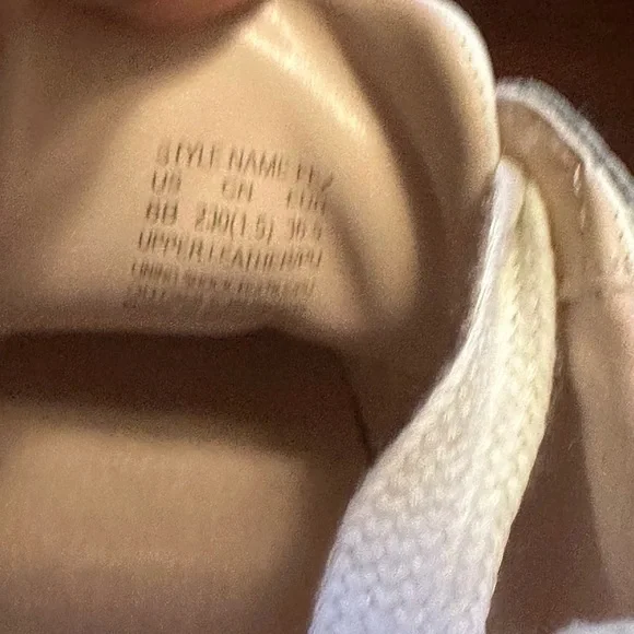 Kate Spade Fez White/Black Big Logo Leather Women Sneakers- SZ 6 B - Picture 9 of 10